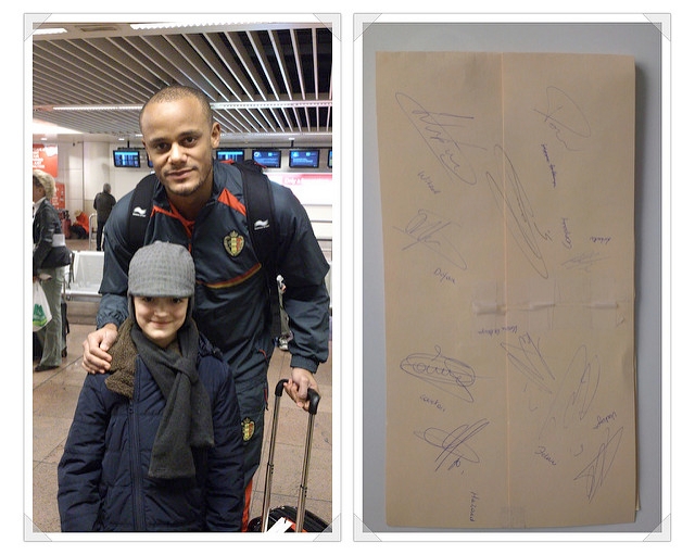 Arwen met Vincent Kompany